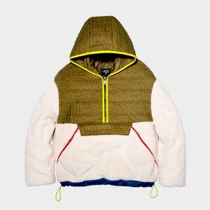 Uggs iffy Sherpa half zip pullover